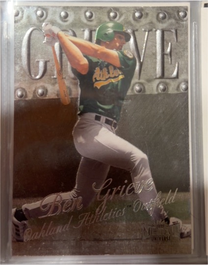 1999 Skybox Metal Universe #131 Ben Grieve — front
