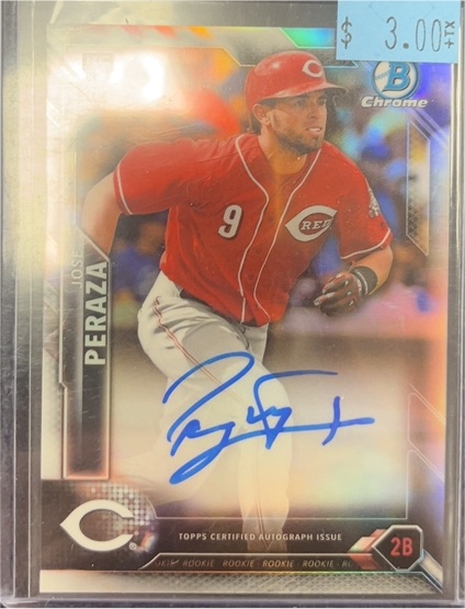 2016 Bowman Chrome #BCAR-JP Jose Peraza — front