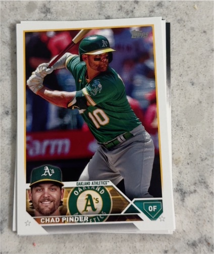 2023 Topps Series 2 #522 Chad Pinder — front