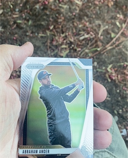 2025 Panini Prizm Fireballs of the Fairway Abraham Ancer — front