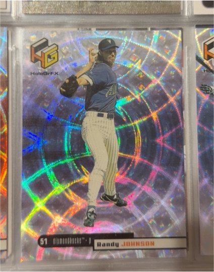 1999 Upper Deck HoloGrFX #4 Randy Johnson — front