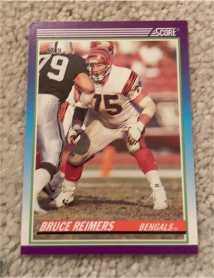 1990 Score #455 Bruce Reimers — front