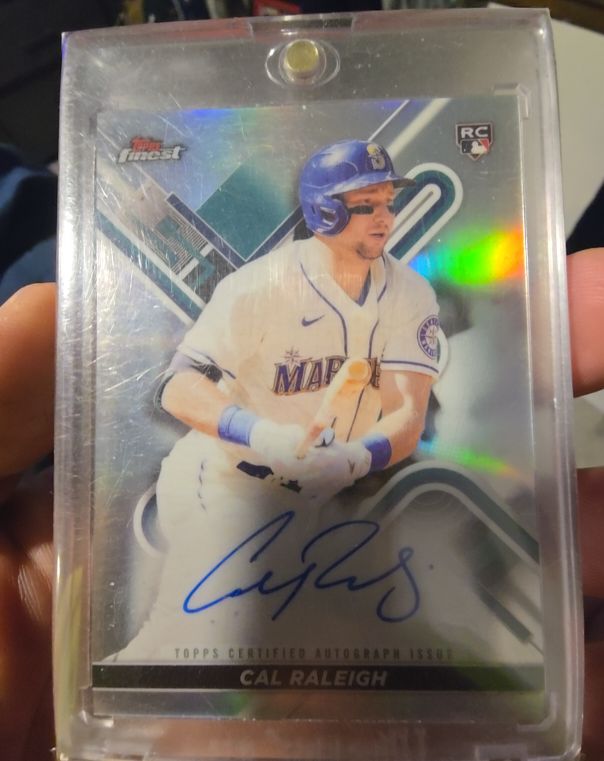 2022 Topps Finest #FA-CR Cal Raleigh — front