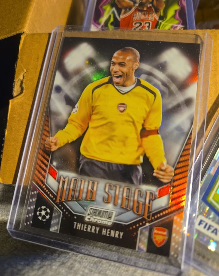 2023-24 Topps Chrome Stadium Club Main Stage #MS-TH Thierry Henry — front