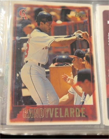 1997 Topps #185 Randy Velarde — front