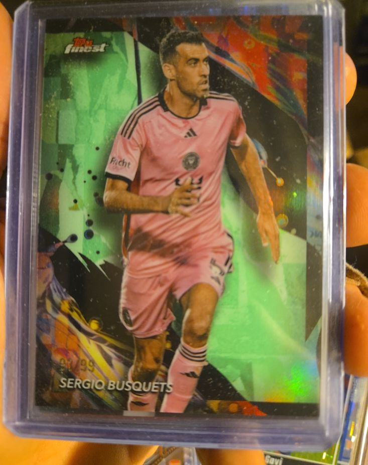 2024 Topps Finest MLS #142 Sergio Busquets — front