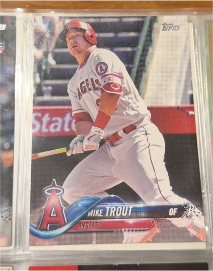 2018 Topps #300 Mike Trout — front