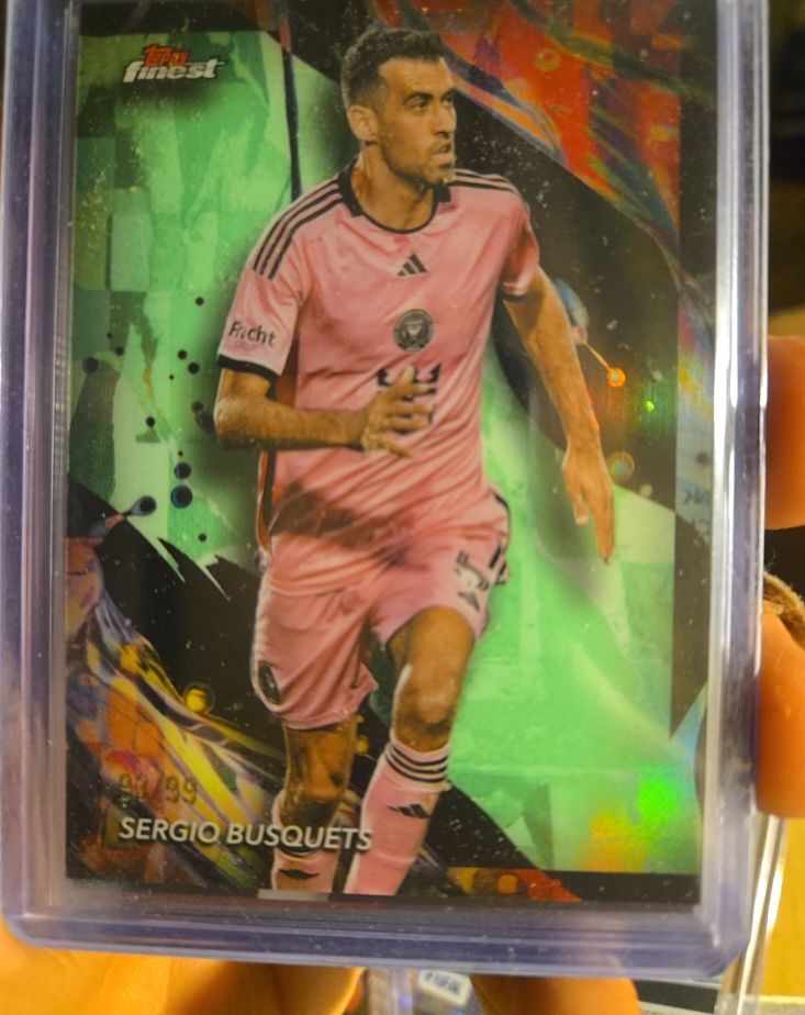 2024 Topps Finest MLS #142 Sergio Busquets — front