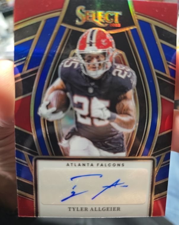 2023 Panini Select Select Signatures #SELS-TAL Tyler Allgeier — front