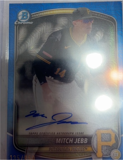 2025 Bowman Chrome #BMA-MJ Mitch Jebb — front