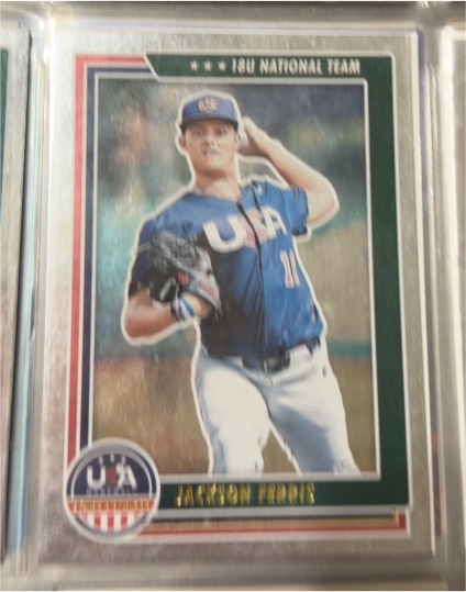2022 Panini USA Stars & Stripes 18U NATIONAL TEAM #53 Jackson Ferris — front
