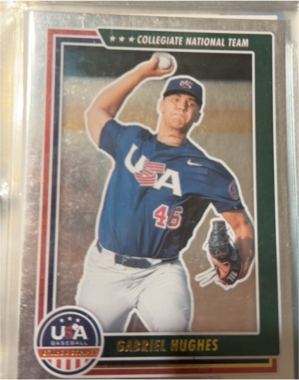 2022 Panini USA Baseball Stars & Stripes #14 Gabriel Hughes — front