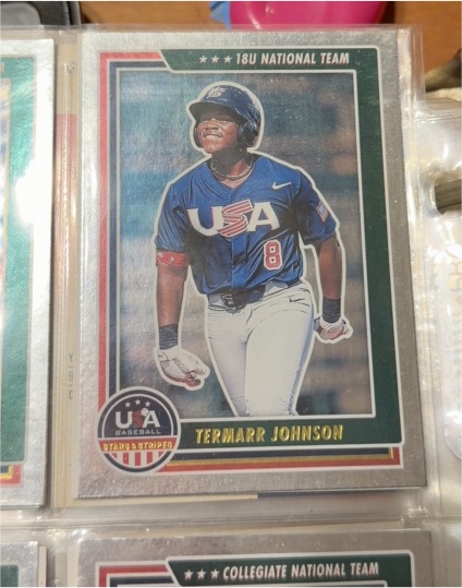 2022 Panini USA Baseball Stars & Stripes #59 Termarr Johnson — front