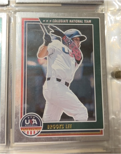 2022 Panini USA Baseball Stars & Stripes #17 Brooks Lee — front