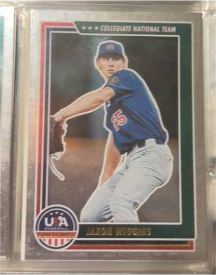 2022 Panini USA Baseball Stars & Stripes #Jaxon Wiggins — front