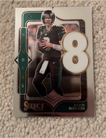 2024 Panini Select #16 Aaron Rodgers Select Numbers — front