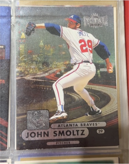 1998 Fleer Metal Universe #179 John Smoltz — front