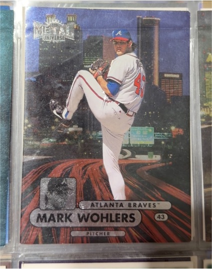 1998 Metal Universe #43 Mark Wohlers — front