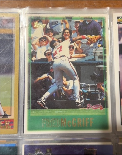 1997 Topps #352 Fred McGriff — front