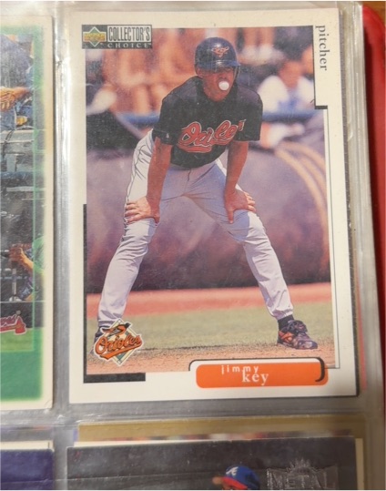 1992 Upper Deck Collector's Choice #143 Jimmy Key — front