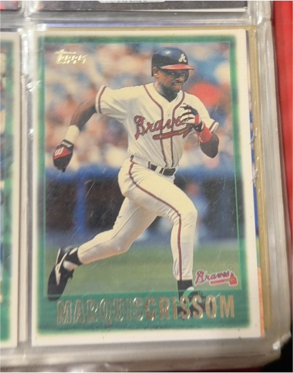 1997 Topps #184 Marquis Grissom — front