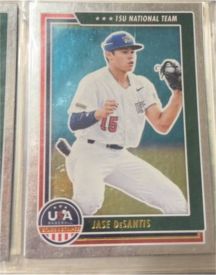 2022 Panini USA Stars and Stripes #77 Jase DeSantis — front