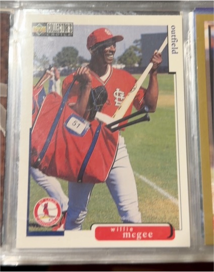1998 Upper Deck Collector's Choice #217 Willie McGee — front
