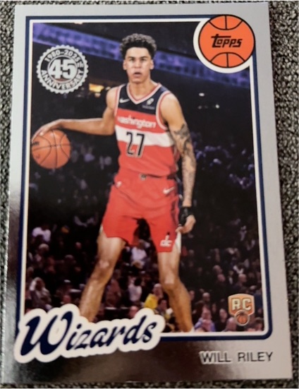 2025-26 Topps #TC-WR Will Riley 1980-81 Topps Chrome Basketball — front