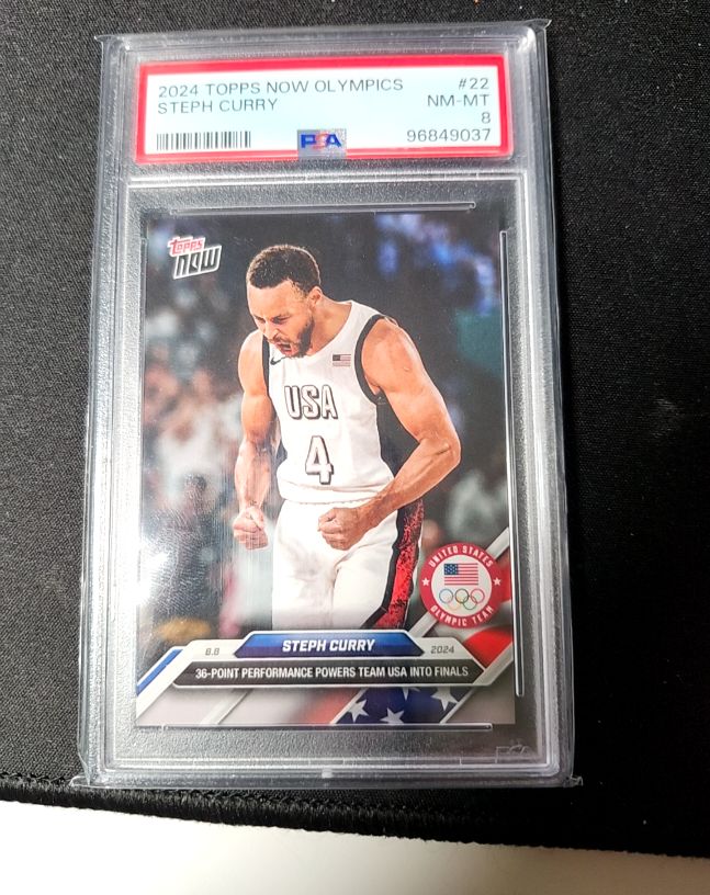 2024 Topps Now Olympics #22 Steph Curry — front