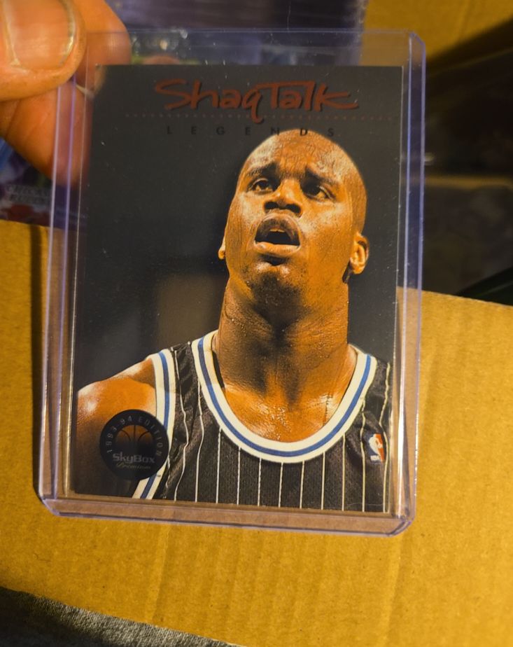 1993-94 SkyBox Premium #10 Shaquille O'Neal Shaq Talk Legends — front