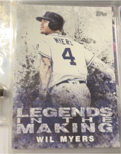 2018 Topps Legends in the Making #LTM-WM Wil Myers — front