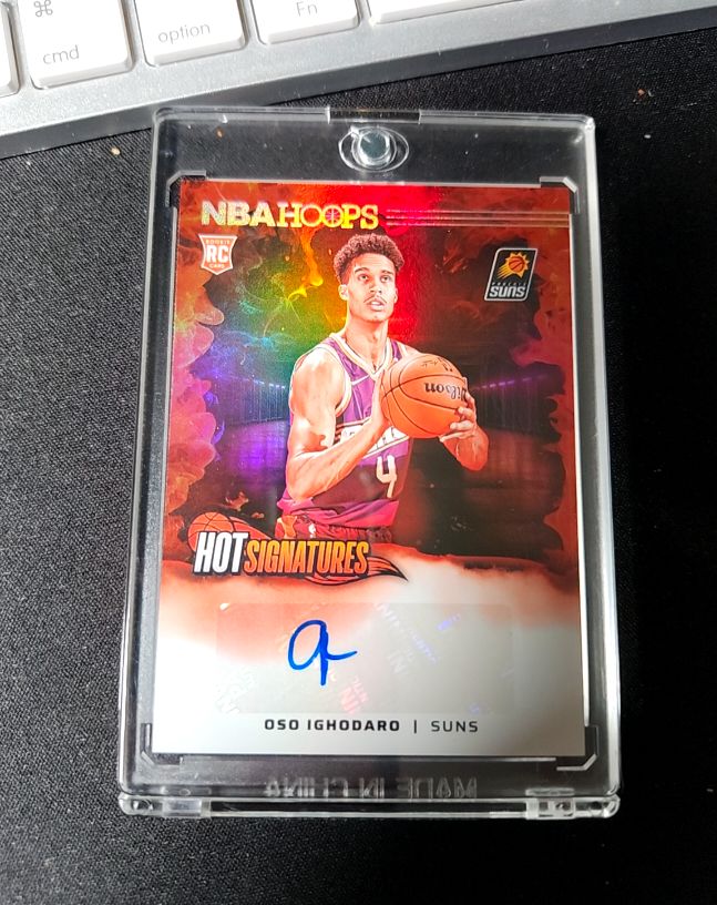2024-25 Panini NBA Hoops Hot Signatures #HSR-OSO Oso Ighodaro — front