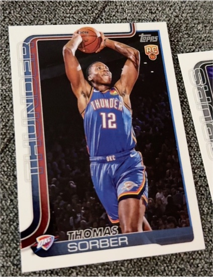 2025-26 Topps Basketball #215 Thomas Sorber — front