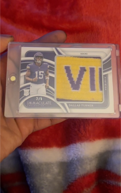2024 Panini Immaculate Collection #2/5 Dallas Turner — front