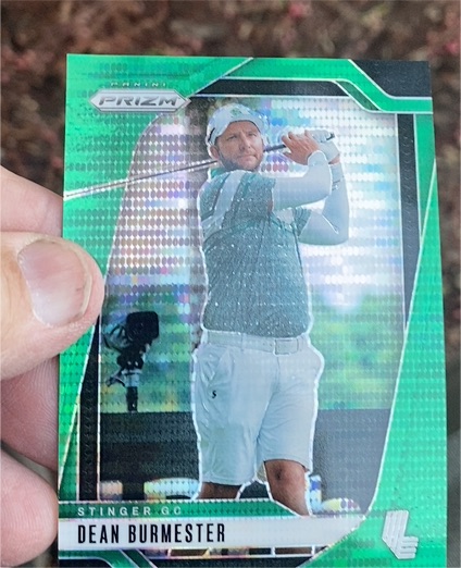 2025 Panini Prizm LIV Golf # Dean Burmester Choice Stinger — front