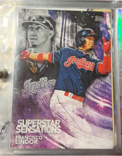2018 Topps Superstar Sensations #SSS-35 Francisco Lindor — front