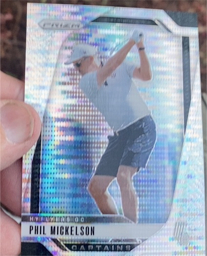 2025 Panini Prizm LIV Golf #LIV-006 Phil Mickelson — front