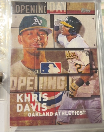 2018 Topps MLB Opening Day #OD-24 Khris Davis — front