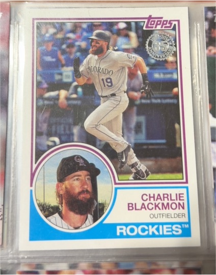 2018 Topps #83-27 Charlie Blackmon — front