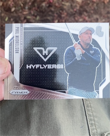 2025 Panini Prizm LIV Golf #9 Phil Mickelson Hyflyers — front