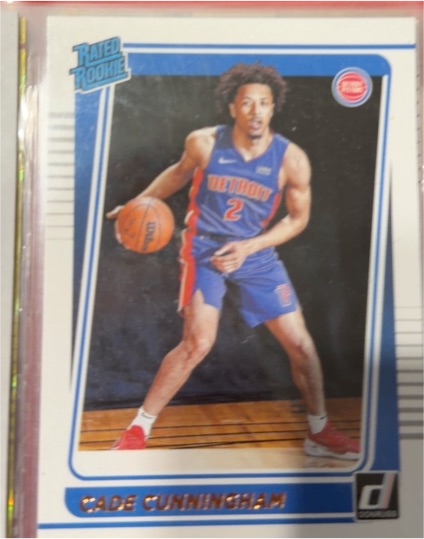 2021-22 Donruss #211 Cade Cunningham — front