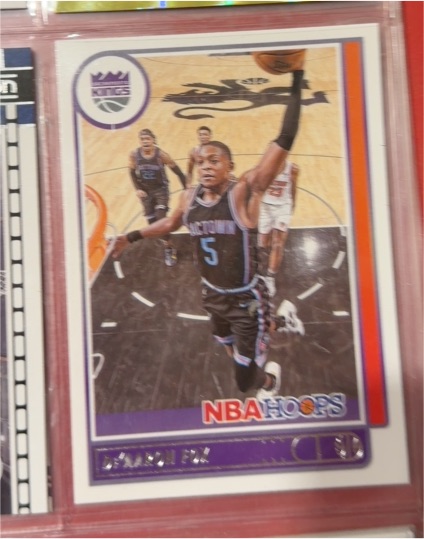 2021-22 Panini NBA Hoops #88 De'Aaron Fox — front