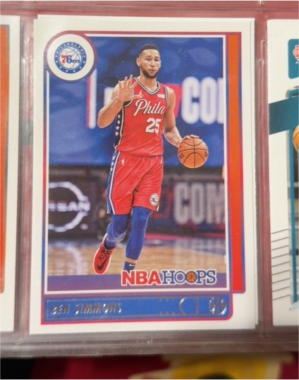 2021-22 Panini NBA Hoops #17 Ben Simmons — front