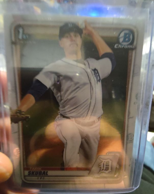 2020 Bowman Chrome Prospects 1st Bowman #BCP-108 Tarik Skubal — front