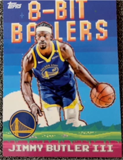 2025-26 Topps #8B-13 Jimmy Butler III 8-Bit Ballers Golden State Warriors — front