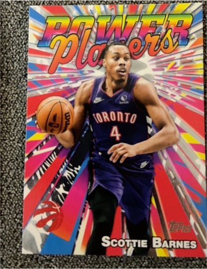 2025-26 Topps #PP-9 Scottie Barnes Power Players — front