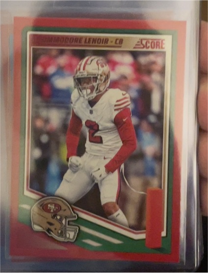 2025 Panini Score #184 Deommodore Lenoir — front