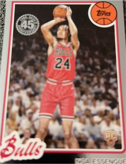 2025 Topps 45th Anniversary #80BK-59 Noa Essengue — front