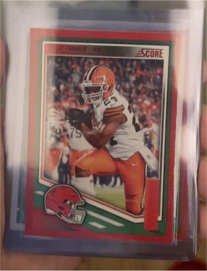 2025 Panini Score #19 Nick Chubb — front