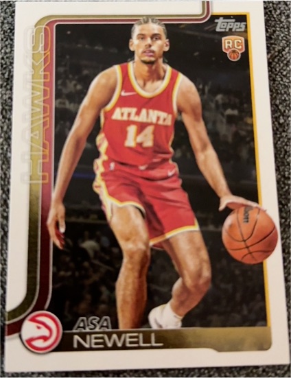 2025-26 Topps #223 Asa Newell — front